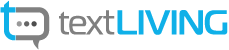 textLIVING logo 50 dark